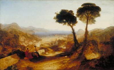 De baai van Baiae, met Apollo en de Sibylle door Joseph Mallord William Turner